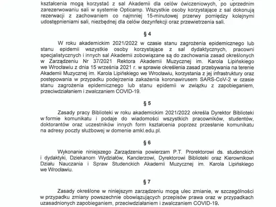 Zarządzenie nr 39/2021 z dnia 15.09.2021 r.