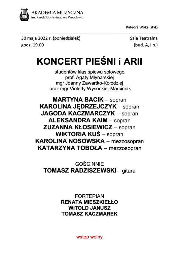 Koncert arii i pieśni