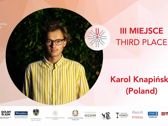 III miejsce &ndash; Karol Knapiński (Polska)