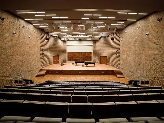 Building E, Concert Hall, photo from the AMKL archives