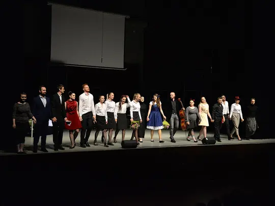 The diploma performance of the 3rd year of the Vocal Faculty in the subject of work on body plasticity "Alice in Wonderland" 07/05/2019
