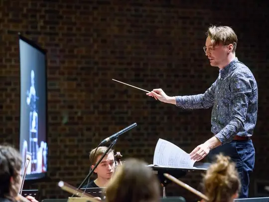 Uczestnicy II Og&oacute;lnopolskiego Konkursu Student&oacute;w Dyrygentury im. Adama Kopycińskiego