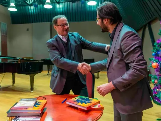 Spotkanie autorskie z prof. drem hab. Jackiem Niedzielą-Meirą i promocja książki "Jam session" 13.12.2017