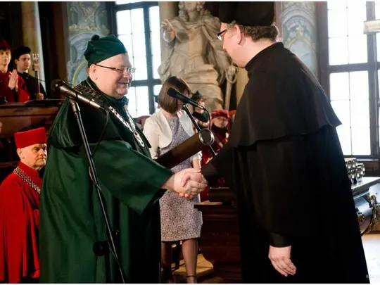 Uroczysta promocja, dr hab. Jacek Ozimkowski