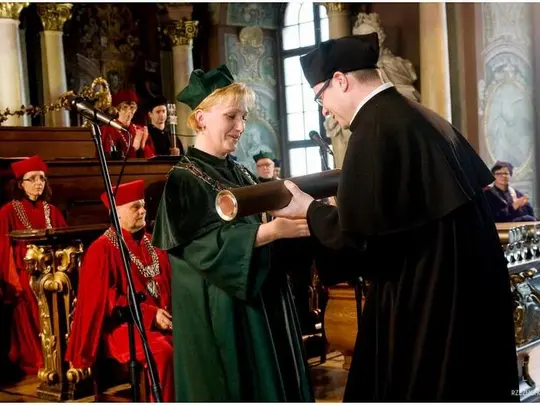 Uroczysta promocja, dr hab. Michał Szczepański