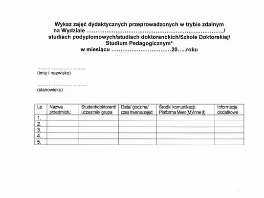 Wypowiedź oraz list JM Rektora prof. dra hab. Krystiana Kiełba informujące o przedłużeniu zdalnego trybu zajęć dydaktycznych
