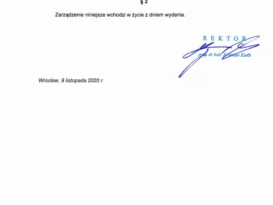 Wypowiedź oraz list JM Rektora prof. dra hab. Krystiana Kiełba informujące o przedłużeniu zdalnego trybu zajęć dydaktycznych