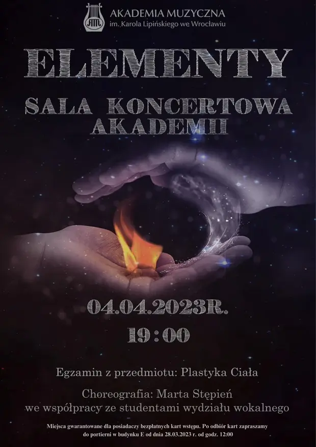 Elementy &ndash; egzmian z przedmiotu plastyka ciała