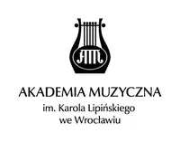 czarny logotyp Akademii muycznej im. Karola Lipińskiego we Wrocławiu