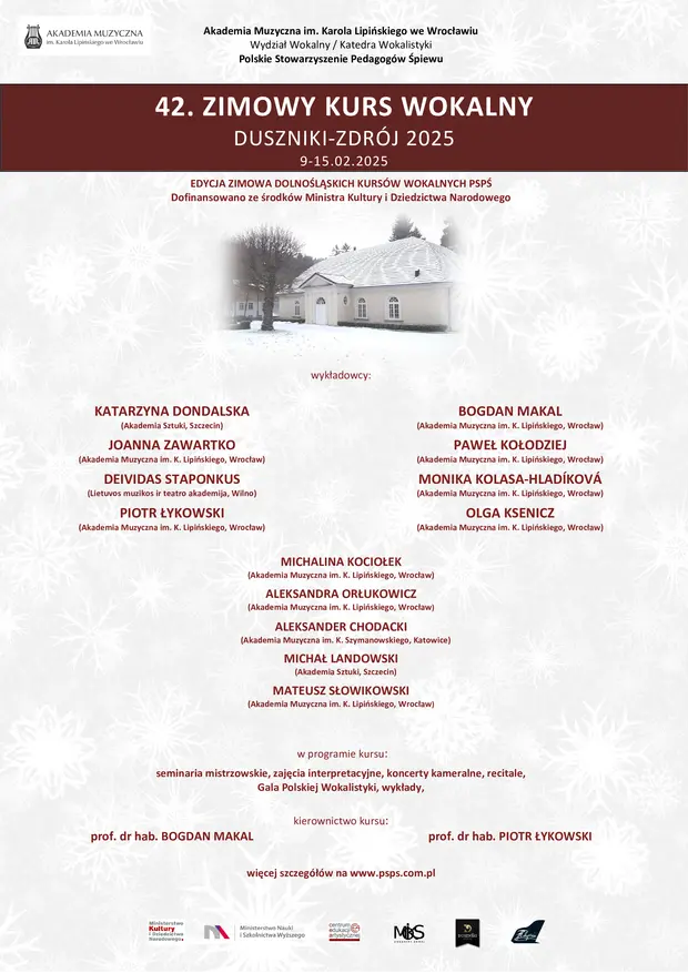 42. Zimowy Kurs Wokalny