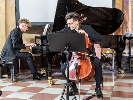 Michał Bień &ndash; wiolonczela oraz Michał Skowronek &ndash; fortepian