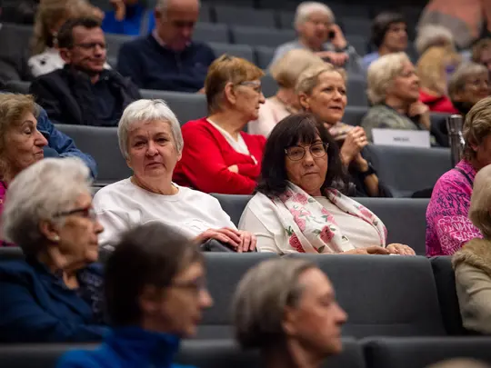 Publiczność zgromadzona podczas pr&oacute;by otwartej