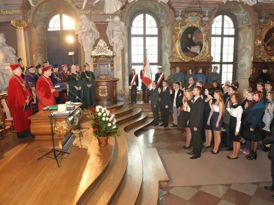 Immatrykulacja przedstawicieli student&oacute;w I roku trzech uczelni