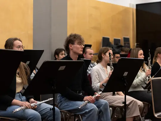 Rehearsals for the Symphonic Composers' Concert as part of the 11th Student Scientific Conference "Ambiguity of Sound"