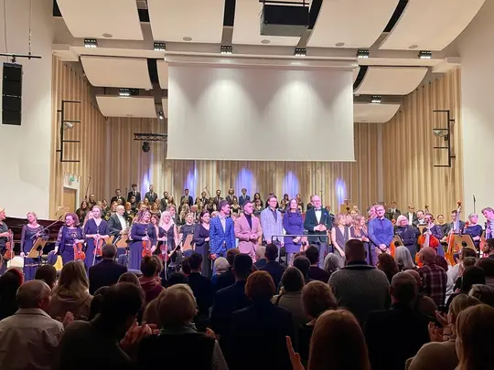 Koncert &bdquo;Żywioły&rdquo; w Filharmonii Sudeckiej, dr Michał Zi&oacute;łkowski, mgr Ignacy Wojciechowski, dr hab. Adam Porębski, dr Katarzyna Dziewiątkowska, dr hab. Artur Wr&oacute;bel, prof. AMKL, Orkiestra Filharmonii Sudeckiej, Ch&oacute;r Feichtinum