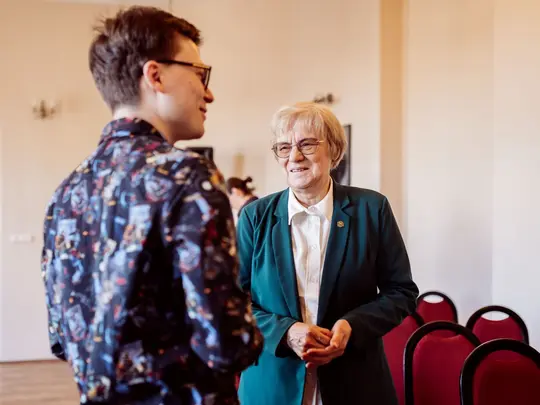 dr hab. Adam Porębski i prof. Grażyna Pstrokońska-Nawratil