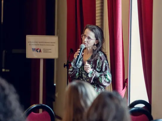 Wystąpienie dr Amelii Golemy z Zakładu Kształcenia Słuchu i Wyobraźni Muzycznej