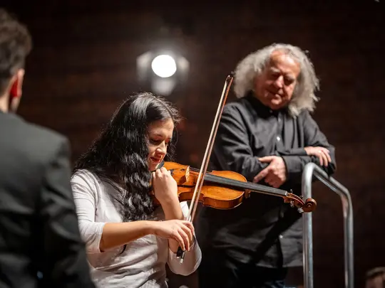 Maestro Marek Pijarowski oraz Sara Dragan