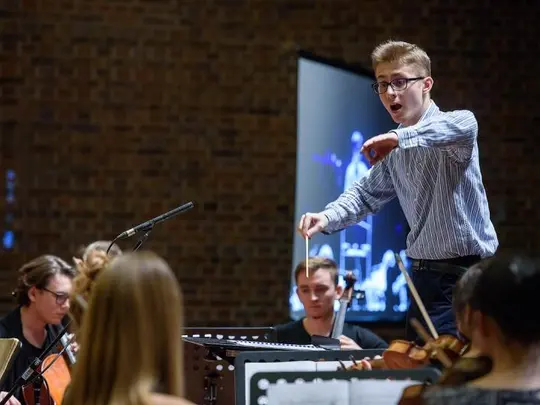 Uczestnicy II Og&oacute;lnopolskiego Konkursu Student&oacute;w Dyrygentury im. Adama Kopycińskiego