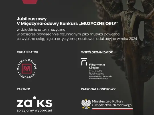 Jubileuszowa V edycja Międzynarodowego Konkursu &bdquo;MUZYCZNE ORŁY&rdquo;