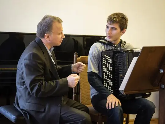 Volodymr Runchak - kurs mistrzowski 21-23.11.2012 akordeonowy, fot. Mariusz Mikołajczyk