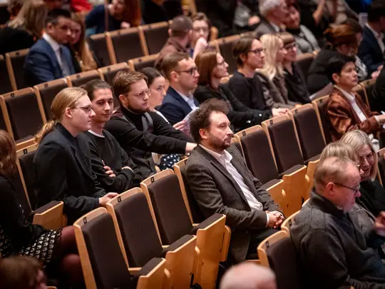 Guests gathered at the Laureates' Concert