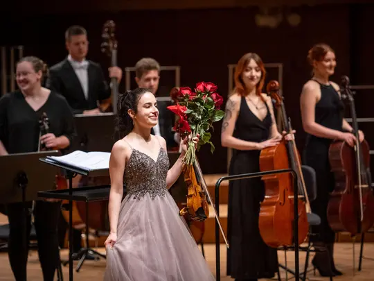 Barbara Żołnierczyk and the Academic Chamber Orchestra