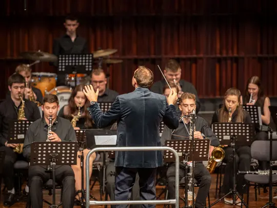 Koncert Orkiestry Dętej AMKL, dyrygent - Piotr Bugaj