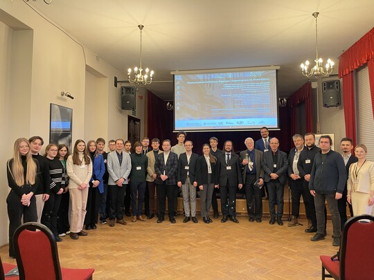 Conference speakers and audience