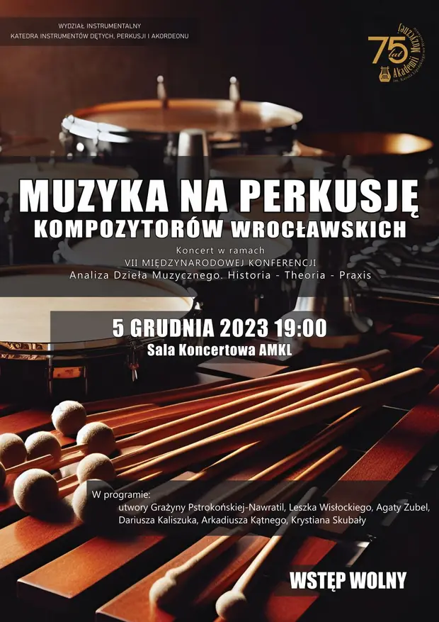 Muzyka na perkusję kompozytor&oacute;w wrocławskich