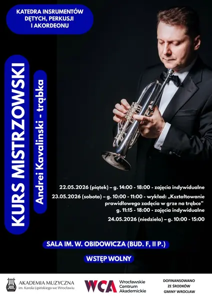 Kurs mistrzowski - Andrei Kavalinski (trąbka)