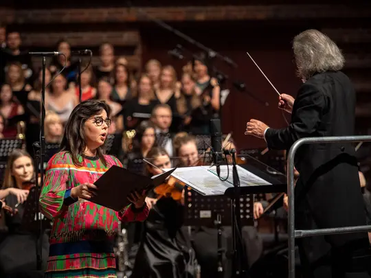 Maestra Aleksandra Kurzak oraz Maestro Marek Pijarowski