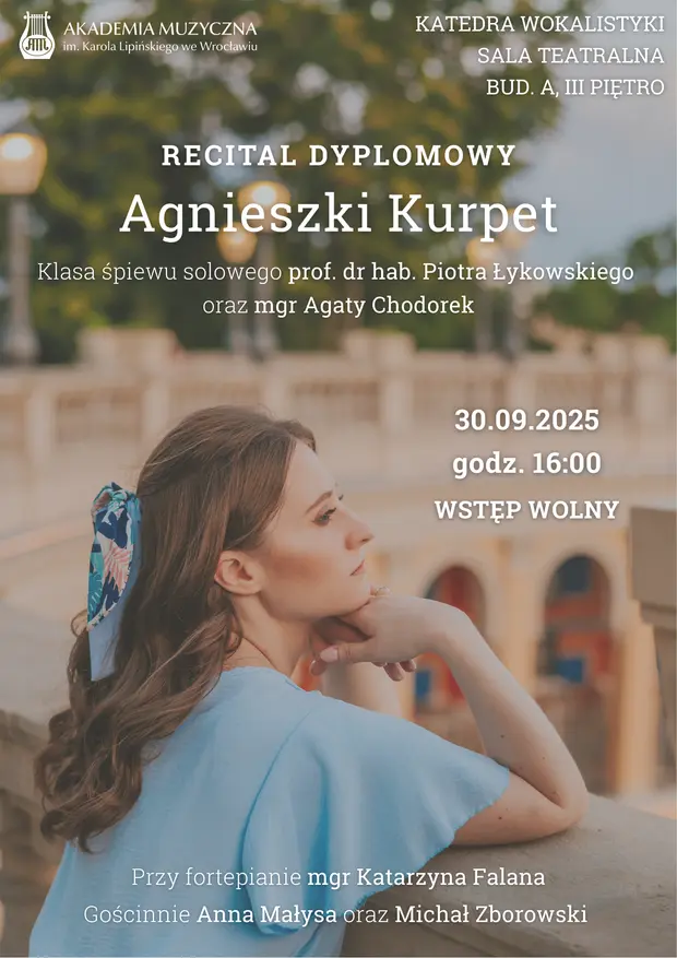 Recital dyplomowy Agnieszka Kurpet