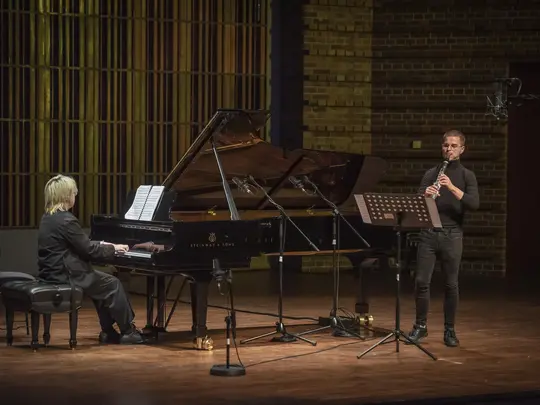 Szymon Drzymała &ndash; klarnet, Hanshi Huang &ndash; fortepian