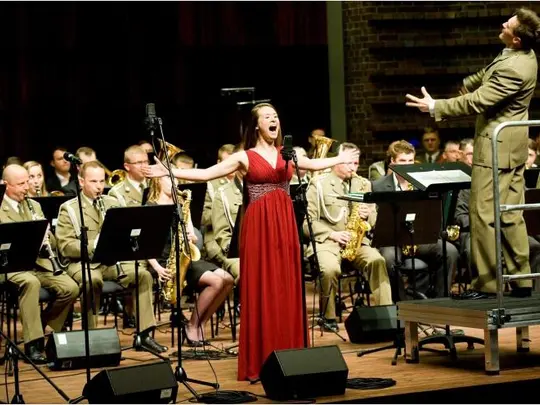 Koncert z udziałem Orkiestry Reprezentacyjnej Wojsk Lądowych we Wrocławiu i Akademickiej Orkiestry Dętej 22.05.2014