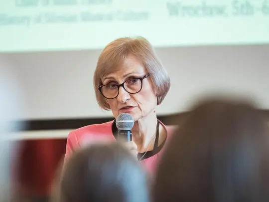 Prof. PhD hab. Anna Granat-Janki welcomes the gathered guests