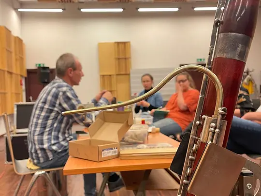 Bassoon reed production course led by Jan Wiśniowski, M.A.