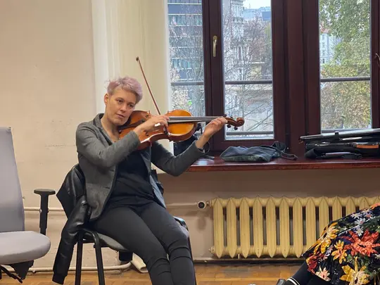 Viola Master Class with Dr. Elżbieta Mrożek-Loski, professor at the Karol Szymanowski Academy of Music in Katowice