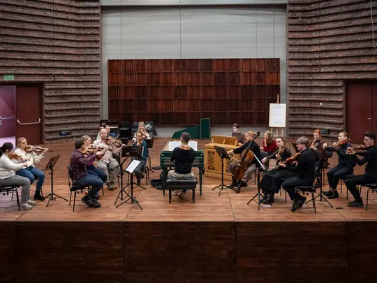 WBB Orchestra rehearsal