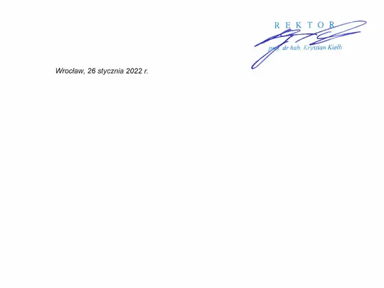 treść zarządzenia