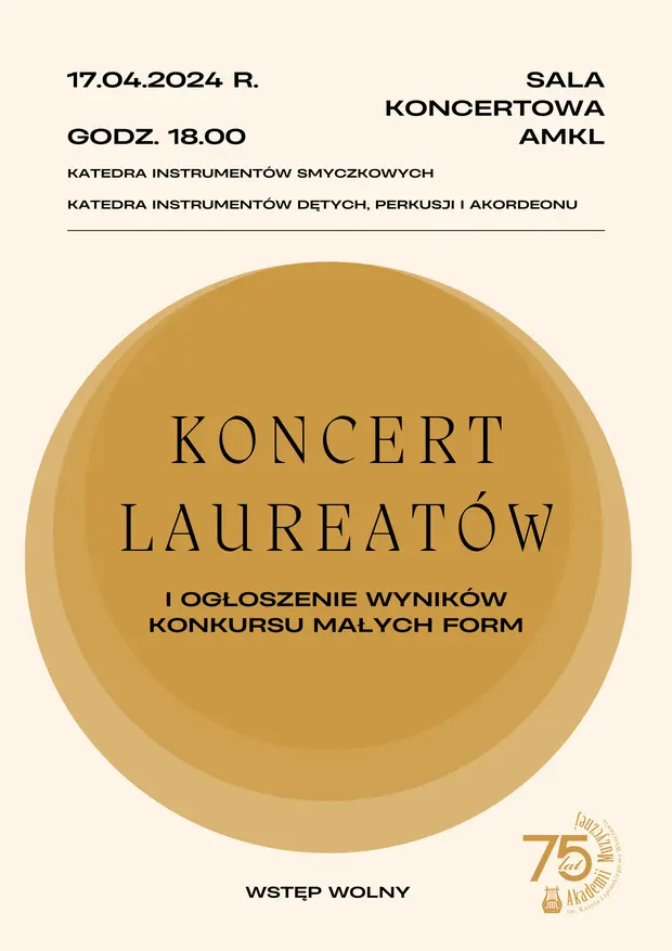 Koncert Laureat&oacute;w Konkursu Małych Form