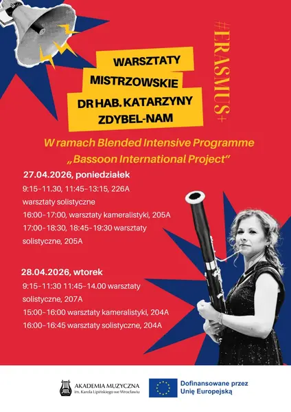 Warsztaty mistrzowskie dr hab. Katarzyny Zdybel-Nam