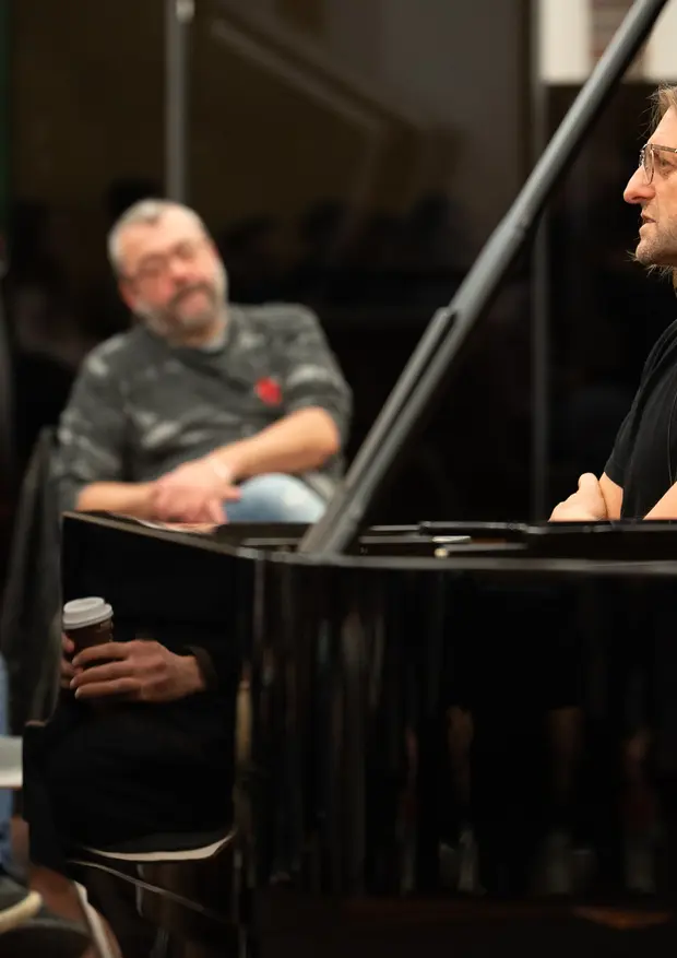 Leszek Możdzer i uczestnicy warsztat&oacute;w Jazz Masterclass Możdzer Danielsson Fresc