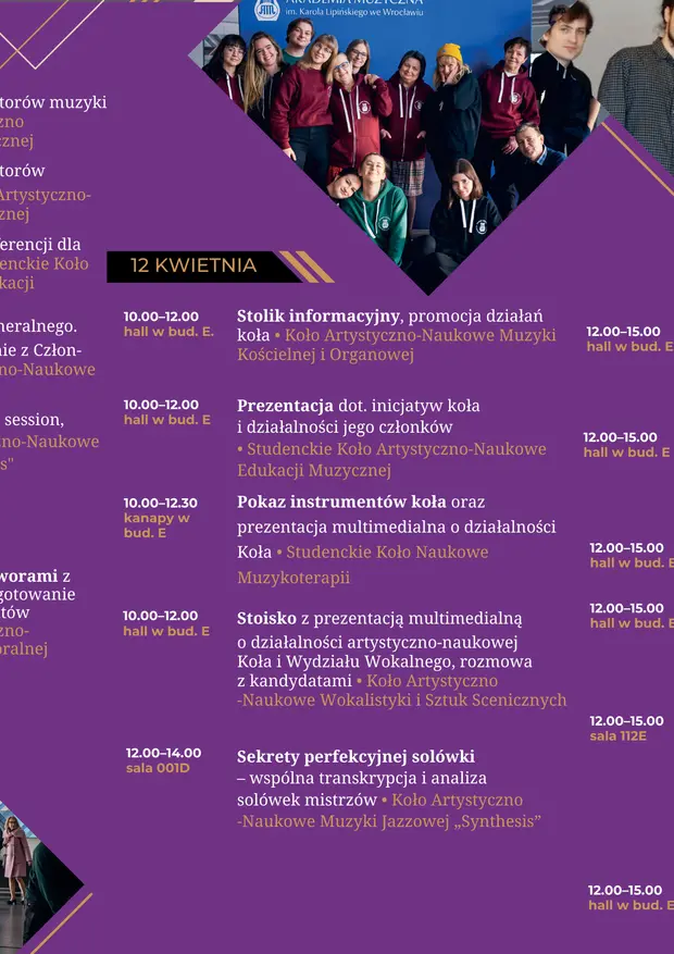 Dni Otwarte Akademii Muzycznej im. Karola Lipińskiego we Wrocławiu