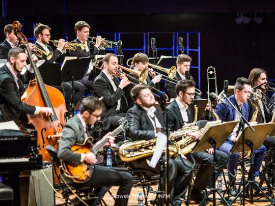 Koncert Big Bandu AMKL w Narodowym Forum Muzyki 04.02.2018, fot. Sławek Przerwa