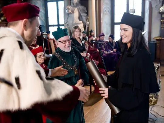 Uroczysta promocja, dr Katarzyna Dziewiątkowska-Mleczko