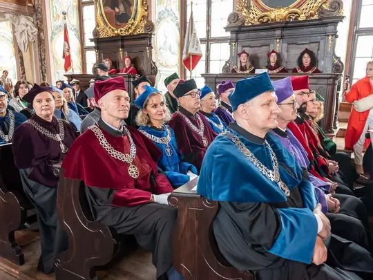 Deans and vice-rectors of Wrocław universities gathered in the Leopoldina Hall