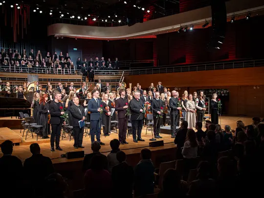 Academic Symphony Orchestra, Joint Academic Choirs of AMKL, conductor Wojciech Rodek, Piotr Łykowski - alto, composer Ignacy Wojciechowski, Dominik Kozłowski - tenor, Bogdan Makal - bass, Kacper Kubiak, Artur Wr&oacute;bel, Jolanta Szybalska-Matczak, Magdalena Wo