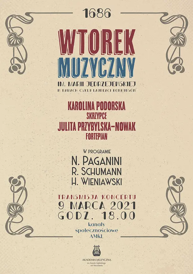 Recital Karoliny Podorskiej w ramach cyklu Wtorki Muzyczne