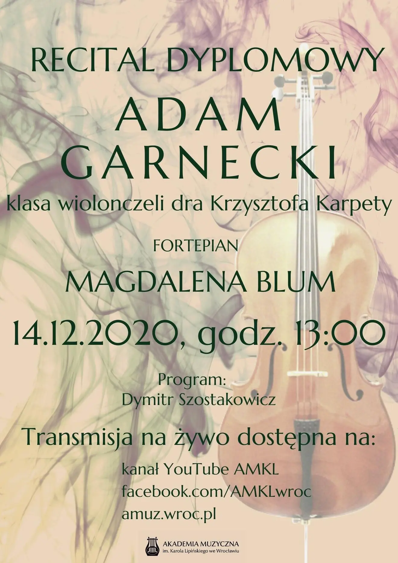 PLAKAT RECITAL DYPLOMOWY Adam Garnecki .jpg